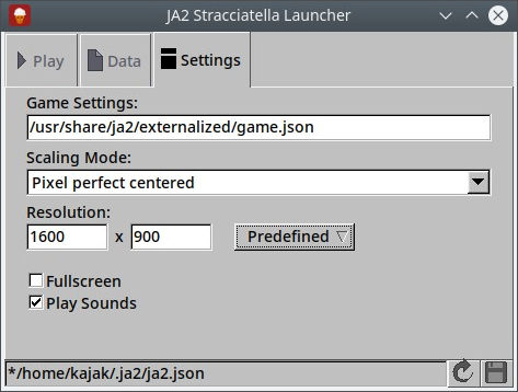 JA2 Stracciatella launcher tab 3